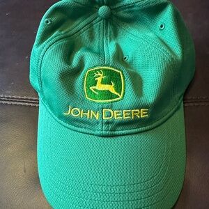John Deere Green Cap with Yellow Embroidery